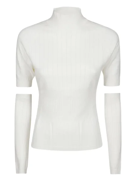 Žebrovaný svetr Hinnominate bílý