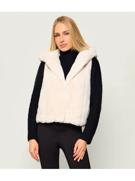 GUESS Vestă Sophy | Relaxed fit bej