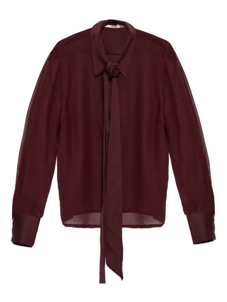 Bluză Gestuz cu model floral roșu