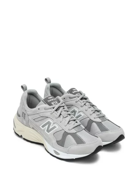 Sneakerși New Balance din piele de căprioară gri