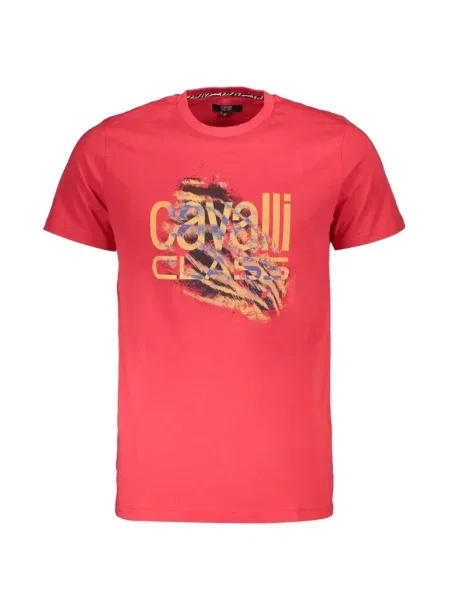 Póló Cavalli Class nyomtatás piros