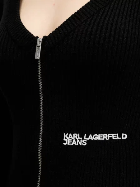 Миди джинсовое платье Karl Lagerfeld Jeans черное