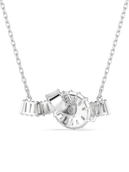 Colier Swarovski alb