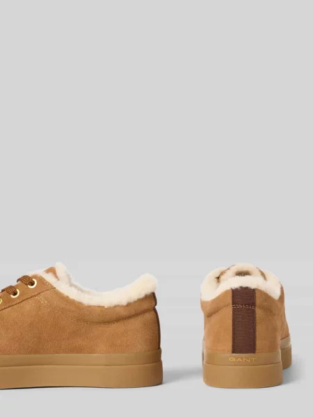Gant Avona sneakersy zamszowe brązowe