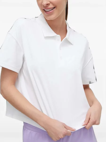 Tricou polo Dkny cu autograf alb
