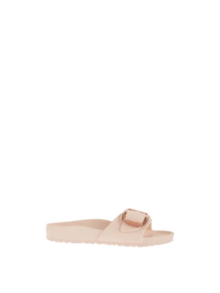 Klapki Birkenstock na sprzączkę różowe