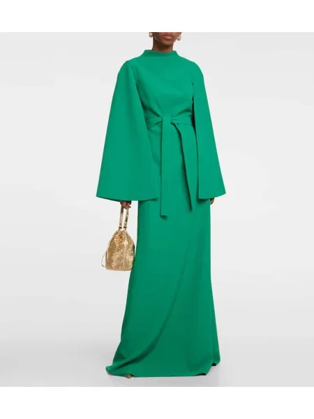Rochie maxi Safiyaa de costum verde