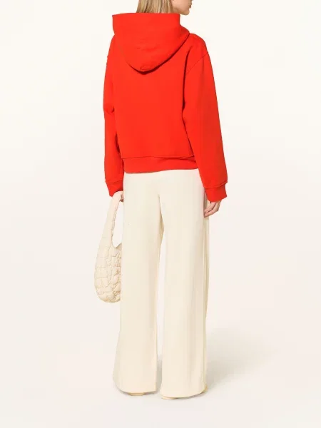 Lululemon Bluza Z Kapturem Oversize Steady State orange czerwona