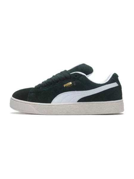 Sneakersy Puma Suede skórzane w miejskim stylu czarne
