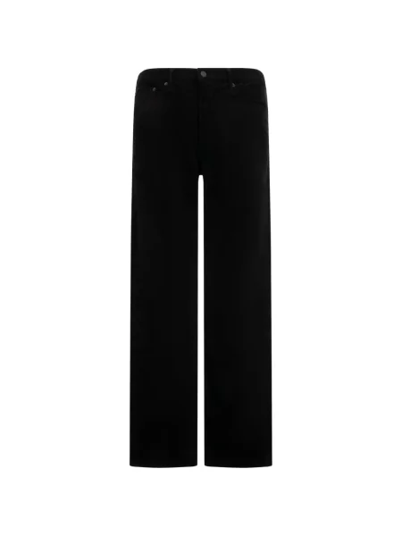 Blugi Tom Ford de catifea cord negru