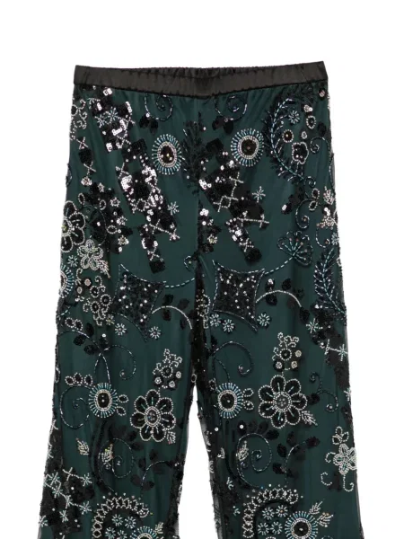 Nohavice Emporio Armani zelená