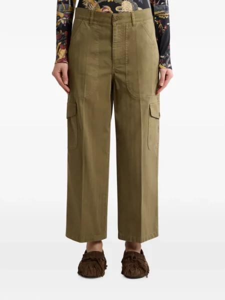 Decupat blugi Etro stretch verde