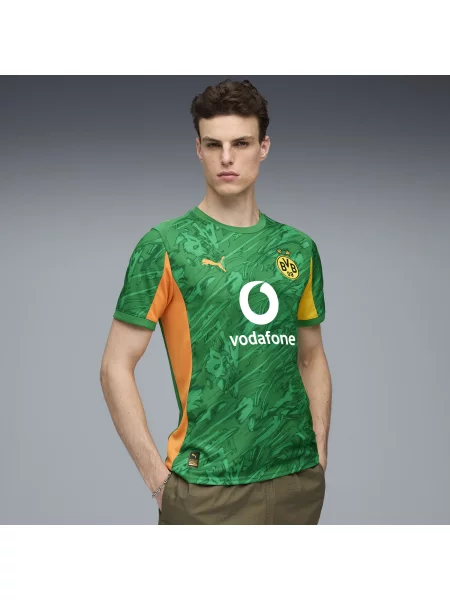 PUMA koszulka bramkarska z krótkim rękawem Borussia Dortmund Akcesoria XS zielony
