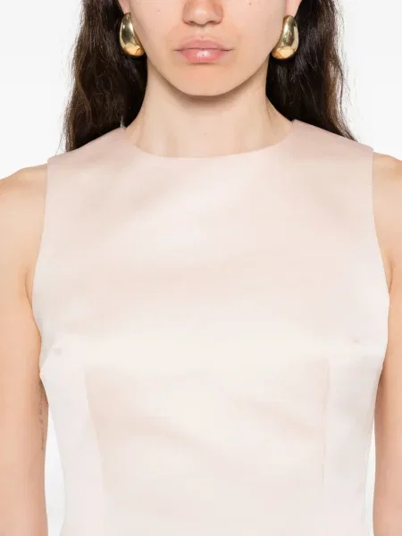 Top Alfie din satin roz