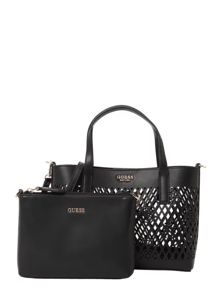 Geantă Guess Letty Mini negru