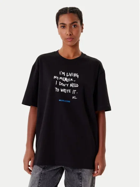 Karl Lagerfeld Jeans Tricou negru