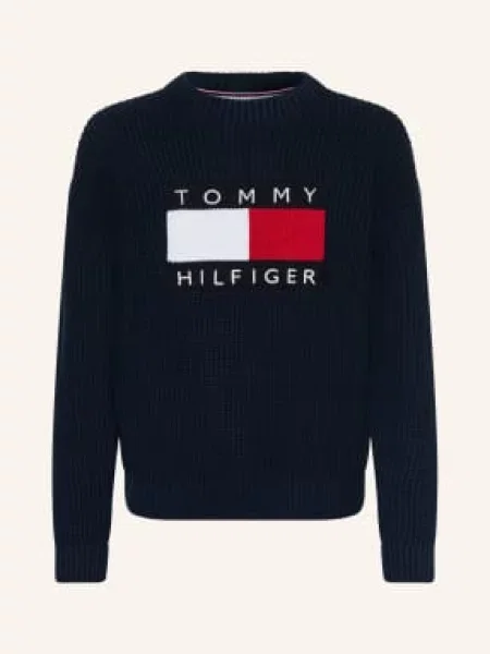 Tommy Hilfiger Svetr tmavě modrá