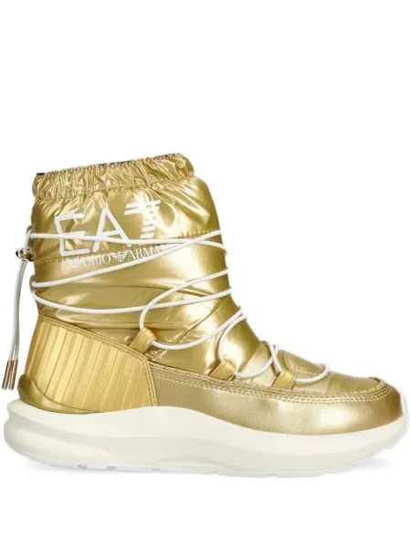 Cizme scurte Ea7 Emporio Armani auriu