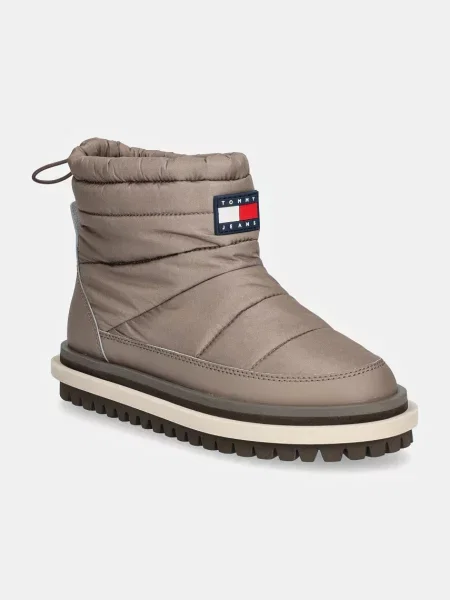 Botki Tommy Jeans beżowe