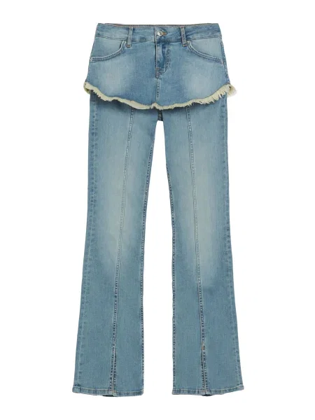 Bershka Kavbojke moder denim