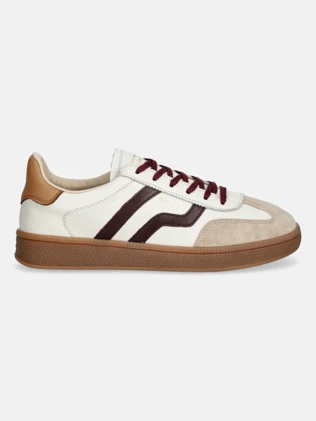 Dámske topánky GANT Cuzima off white/plum red béžová