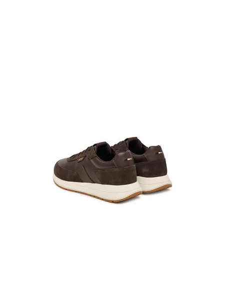 Sneakersy BOSS Vinston Tmavo hnedá