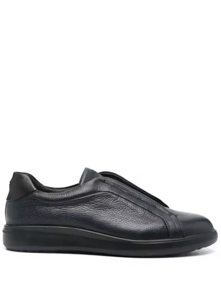 Sneakerși Fratelli Rossetti din piele albastru