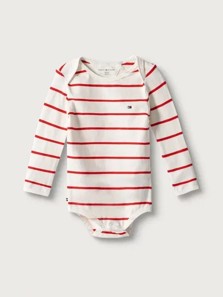 Tommy Hilfiger бебешки гащеризон за бебе от с бежово