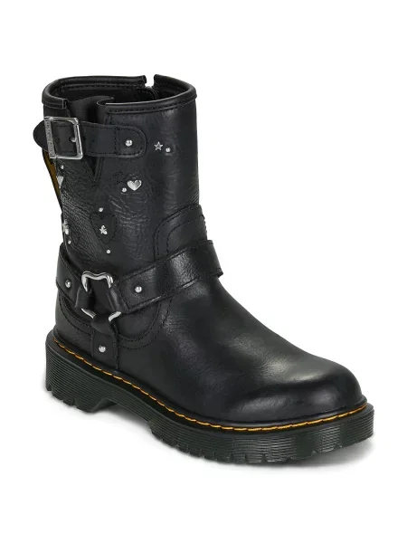 Botine copii Dr. Martens negru