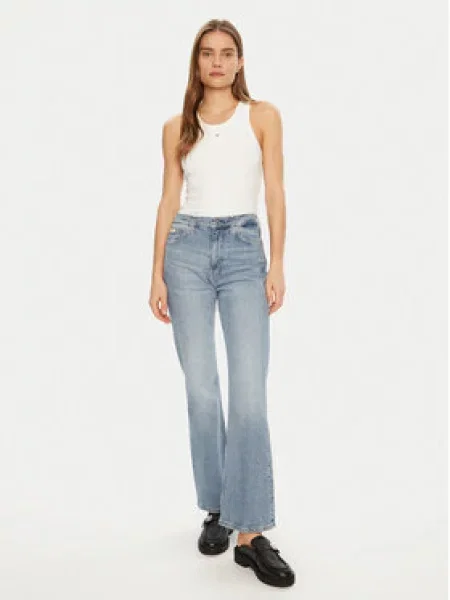 Calvin Klein Jeans Jeansy Authentic Bootcut Fit modrá