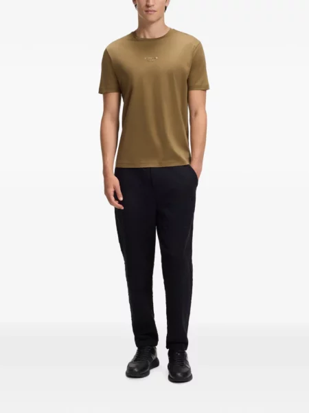 Tricou Boss cu autograf verde