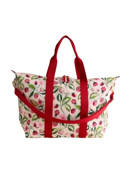 Cath Kidston Geantă de weekend Raspberry crem / deschis / mov zmeură verde