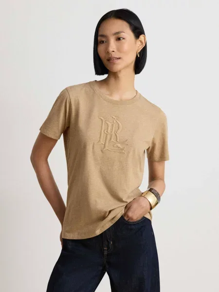 LAUREN RALPH LAUREN Tricou | Relaxed fit bej