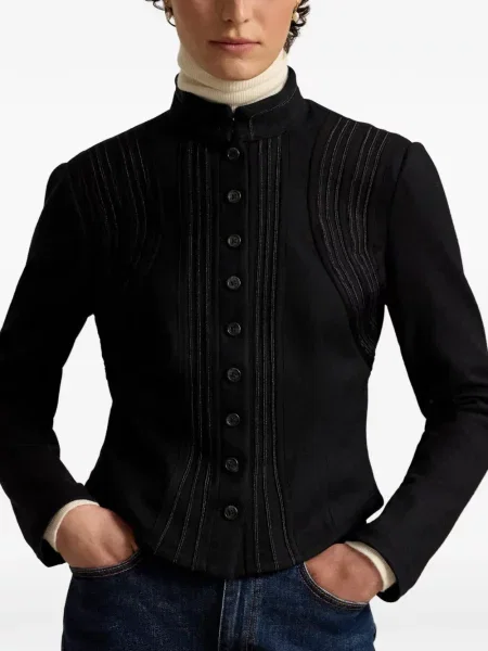 Με κολάρο polo Polo Ralph Lauren μαύρο