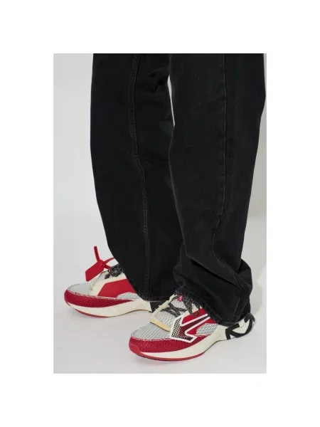Sneakersy Off-white zamszowe białe