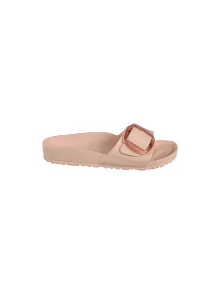 Klapki Birkenstock na sprzączkę różowe