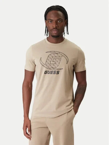 Guess Tricou bej