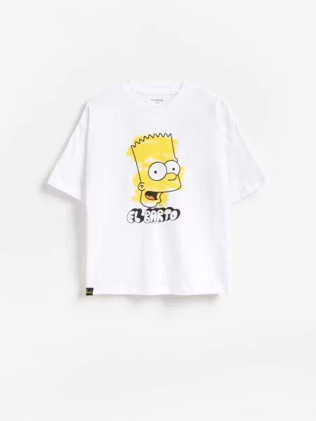 Reserved The Simpsons póló fehér