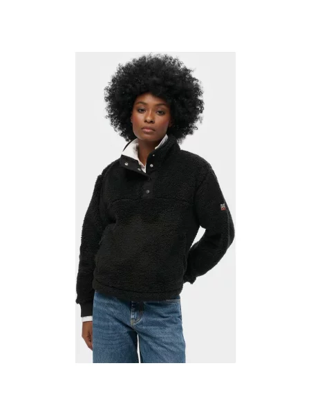 Sweter Superdry czarny