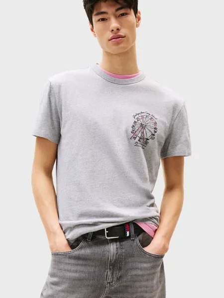 Футболка Tommy Jeans сіра