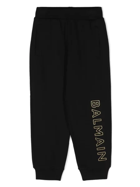 Spodnie dziecięce Balmain czarne