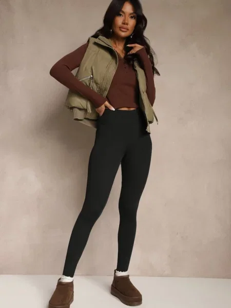 Legginsy Casual Regualr Waist Ralinsa czarne