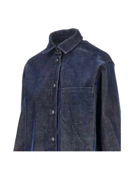 Koszula Emporio Armani niebieska
