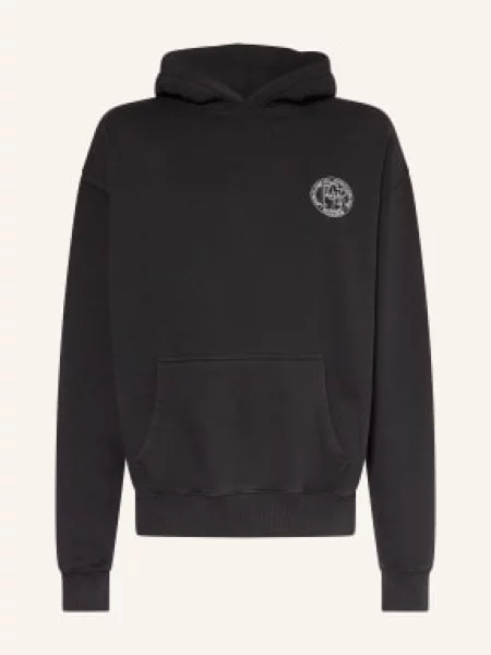 Pegador Bluza Z Kapturem Oversize Haarlem schwarz biała