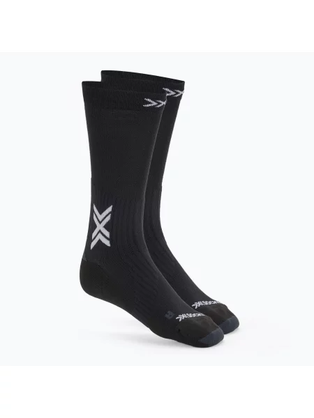 Шкарпетки X-Socks Run Perform Warm Crew x black/light grey чорні