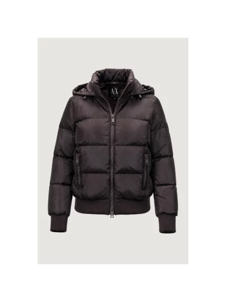 Geacă cu puf Armani Exchange maro