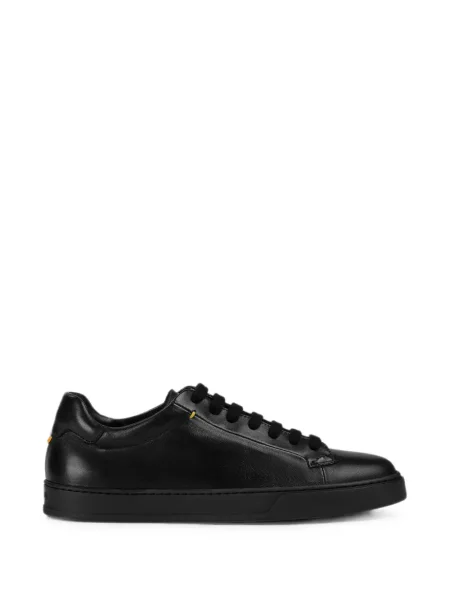 Sneakerși Doucal's cu șireturi din dantelă negru