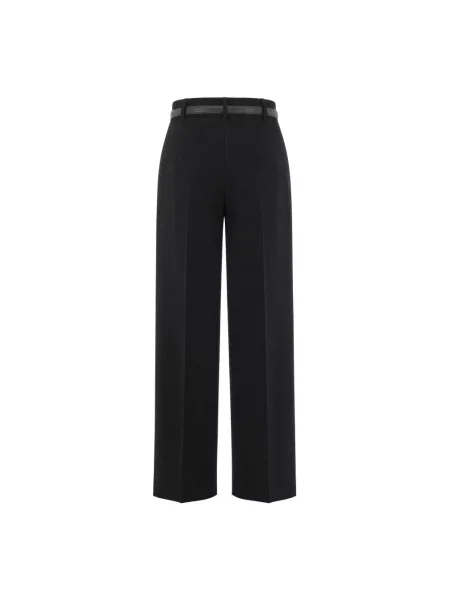 Spodnie Max Mara Studio wełniane czarne