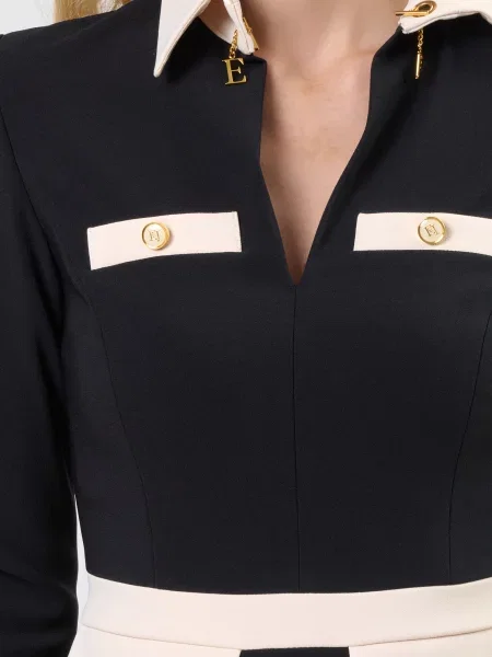 Платье Elisabetta Franchi черное