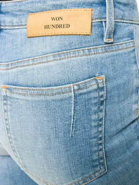 Blugi skinny Won Hundred albastru